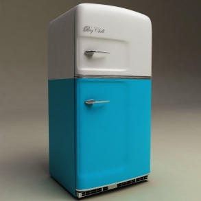 turquoisewhite-fridge